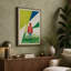 Figure in Red Retro - Wrapped Canvas-798996549-798996550