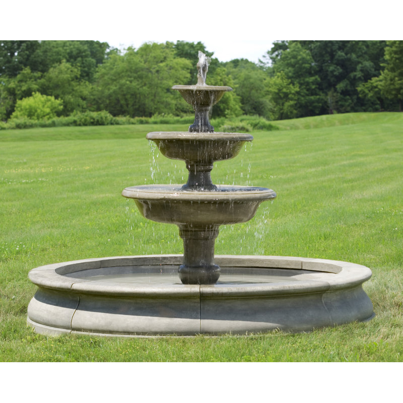 Newport Floor Fountain, Graystone