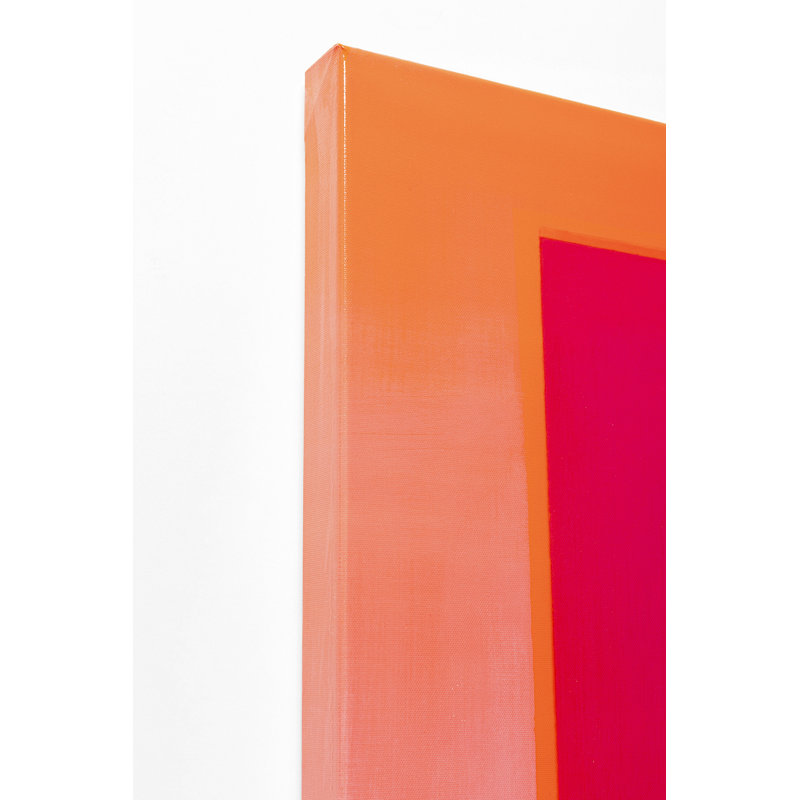 Trendy Pink 150cm x 100cm Art Print on Canvas