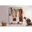 Simple Houseware Clothing Rack With Industrial Pipe And Bottom S...