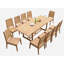 Charleston Outdoor 11 - Piece Teak Dining Set
