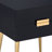 Gold Side Table With 2 Drawer-1640795251