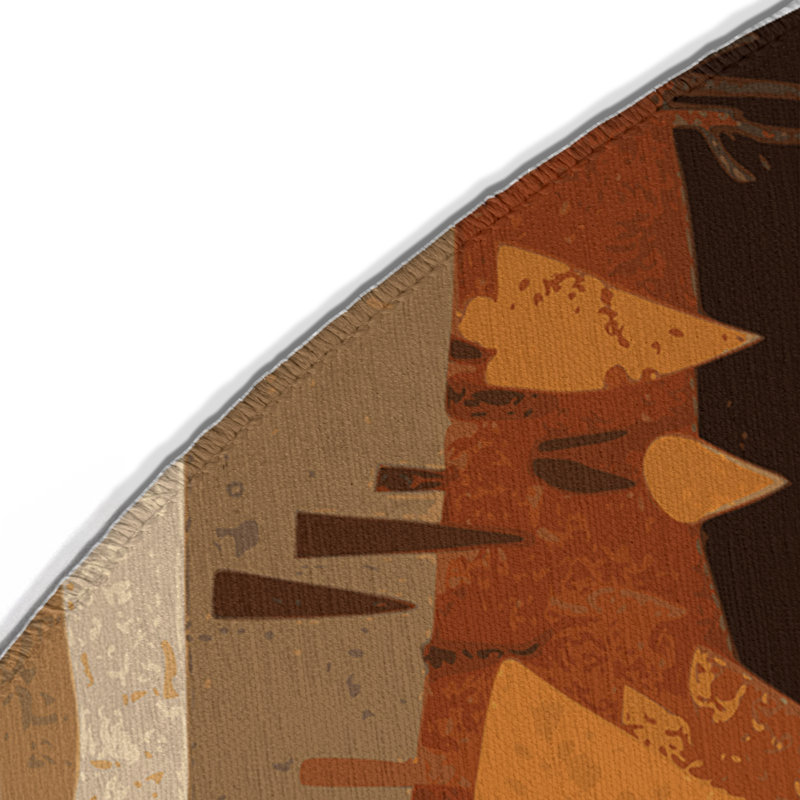 Tapis intérieur et extérieur Celestial Canyon, Rond 5 pi