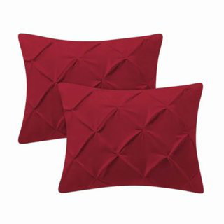 400TC Cotton Pintuck Sateen Solid Pillow Sham