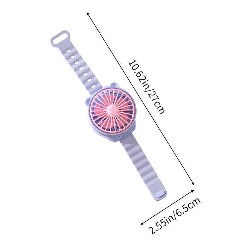 Kondieu Version batterie du ventilateur de la montre, Mauve