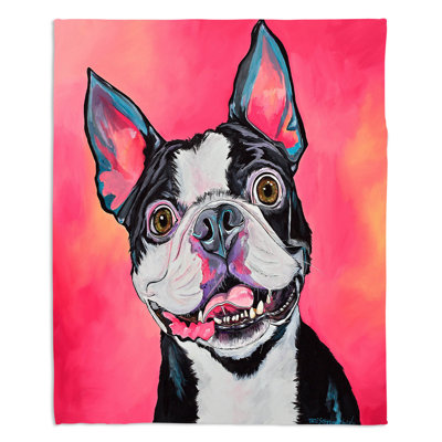  Jeté «All Smiles» Boston Terrier