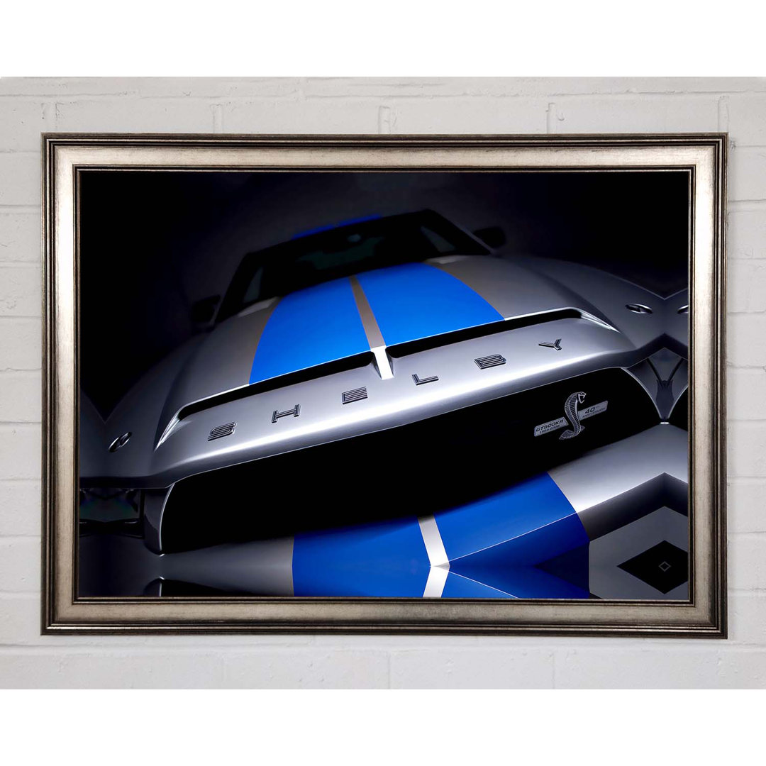 Mustang Shelby Grill - Einzelner Bilderrahmen Kunstdrucke