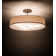 Cilindro Textrene Fabric Semi Flush Mount