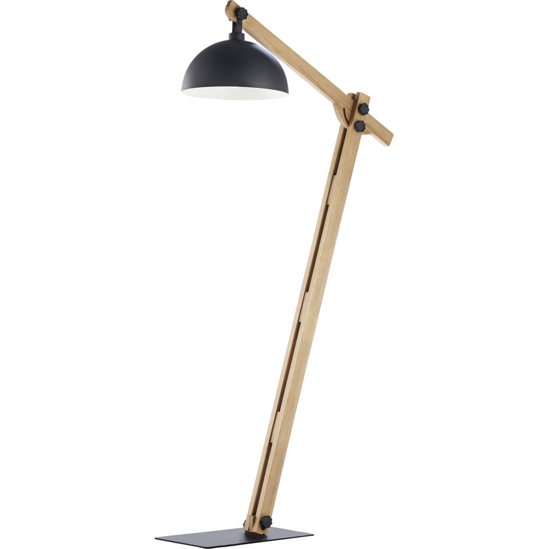 Pippen 180cm Black Reading Floor Lamp