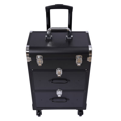 Large Cosmetic Trolley Bin With Locks