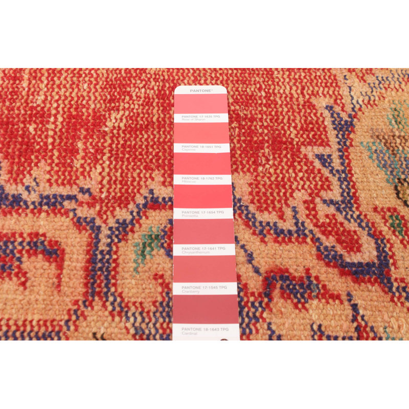 Tapis unique en laine noué à la main style années 1990 de 5 pi 7 po x 10 pi 4 po Montray