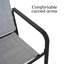 Chaise de salle à manger d'extérieur empilable (ensemble de 2)-2017283913