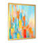 Décoration murale abstraite contemporaine bleu vert rouge orange jaune mauve-97203902-97203894