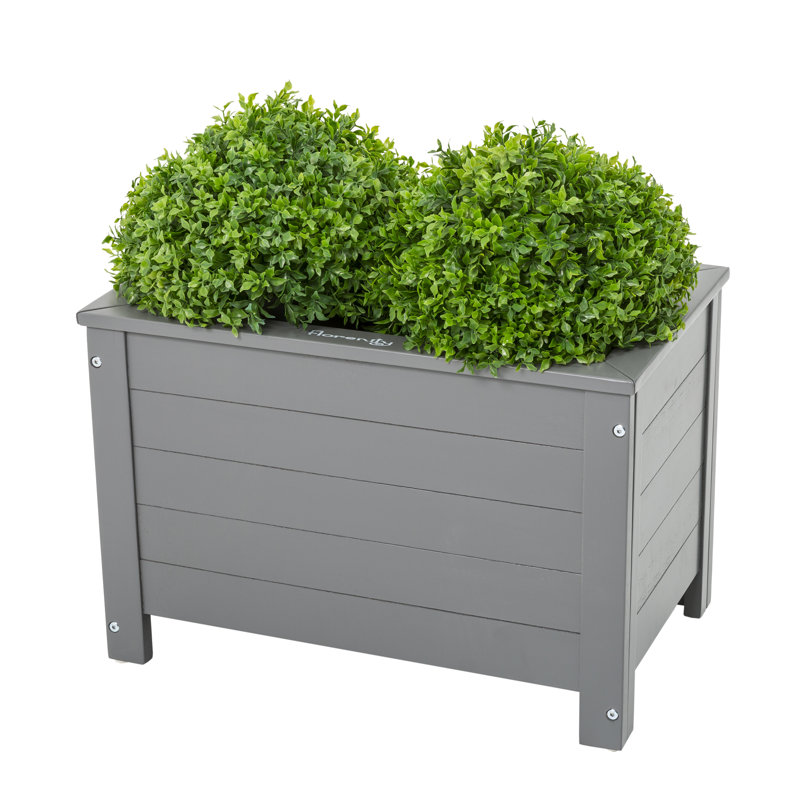 Osier Wood Planter Box, Grey