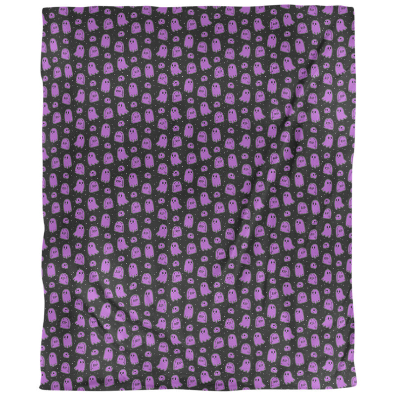 Tissu ghosts, Mauve, L 58 po x l 36 po, Faux lin