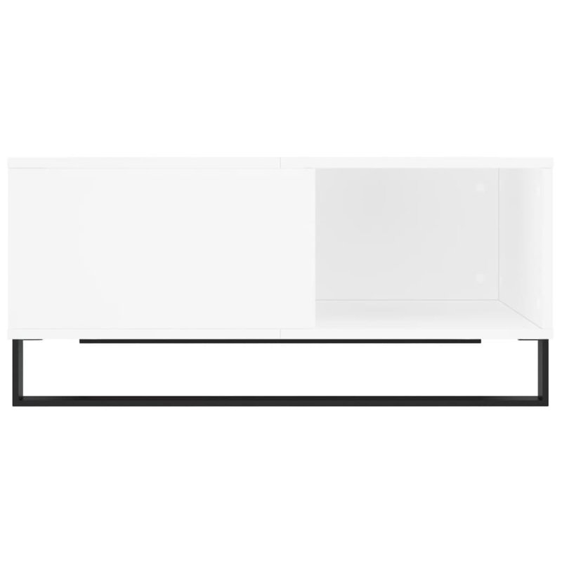 Babli Coffee Table 80x80x36.5 cm Engineered Wood, White