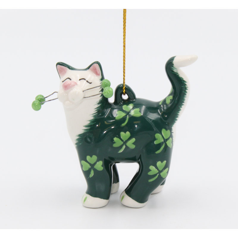 Ornement Whisker Cat - Shamrock
