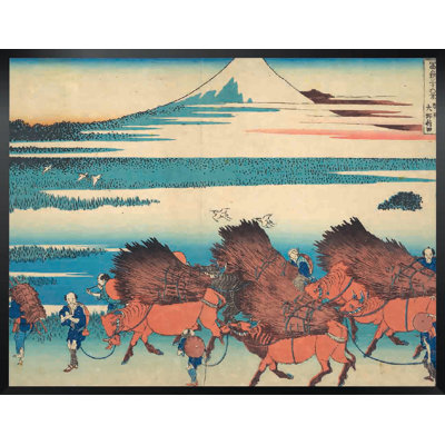 " Japanese Oxen " by Katsushika Hokusai