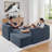 114" Cloud Sectional Couch With L-Shape Chaise-2009221977
