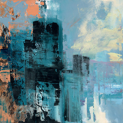 Misty City by Scott Naismith - Wrapped Canvas Painting