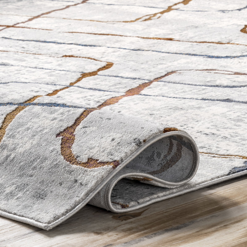 Tapis gris clair Fayson, Rectangle 5 pi x 8 pi