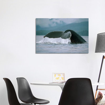 Humpback Whale Tail, Alaska 1 Piece Wrapped Canvas Wall Art