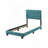 Charming Twin Bed In Refreshing Hue