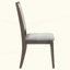 Chaises d'appoint rembourrées en ensemble de deux, offrant confort et style pour tout espace repas