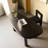 Black Free Form Solid Wood desk-1167167590