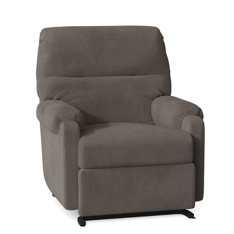Fauteuil inclinable standard berçant de 32 po Jojo, Chenille graphite gris performance, Électrique