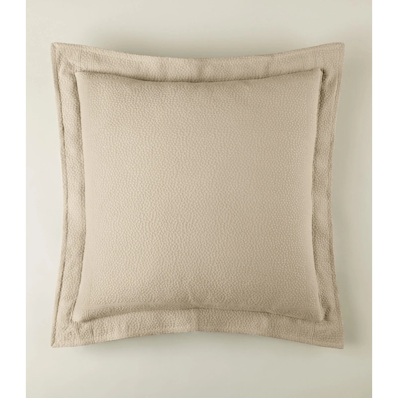 Montauk 100% Cotton Envelope Sham, Linen, Euro