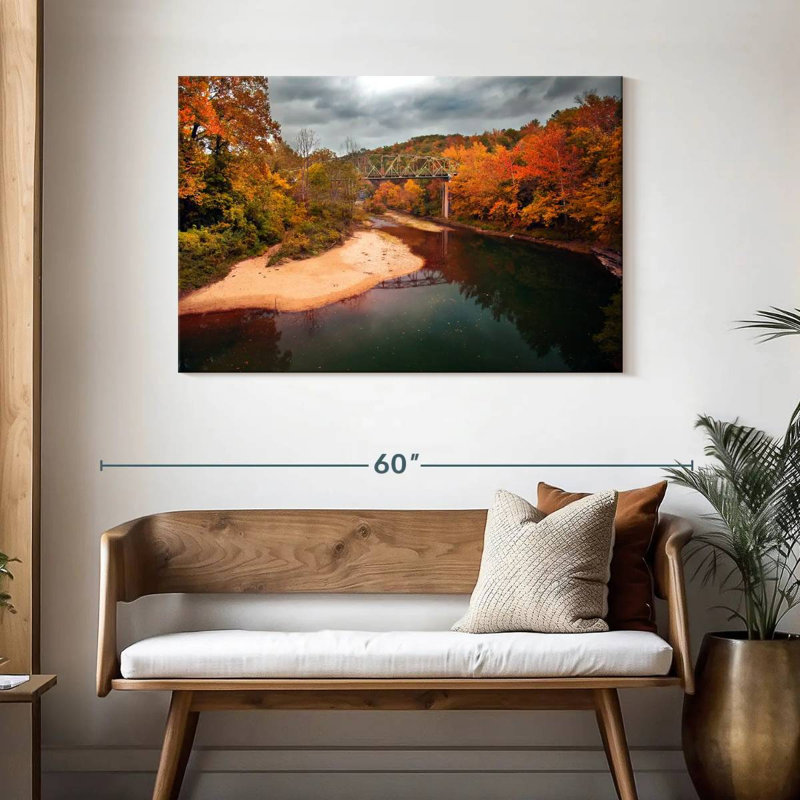 Alvord Buffalo River Autumn, H 30 po x l 45 po