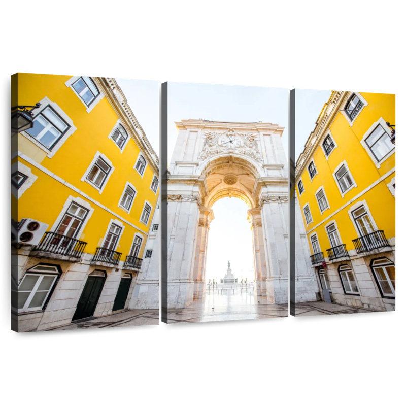 Lilie Arc de triomphe à Lisbonne, H 32 po x l 50 po