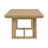 Brown Trestle Table With Leaf