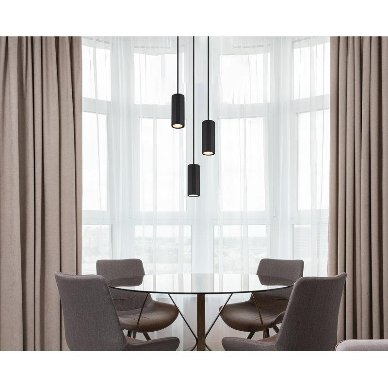 Dashamir 3 - Light Pendant, Matt black
