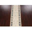 Tapis de couloir unique en laine noué à la main de style nouvel âge 2 pi 8 po x 11 pi 6 po ivoire / gris
