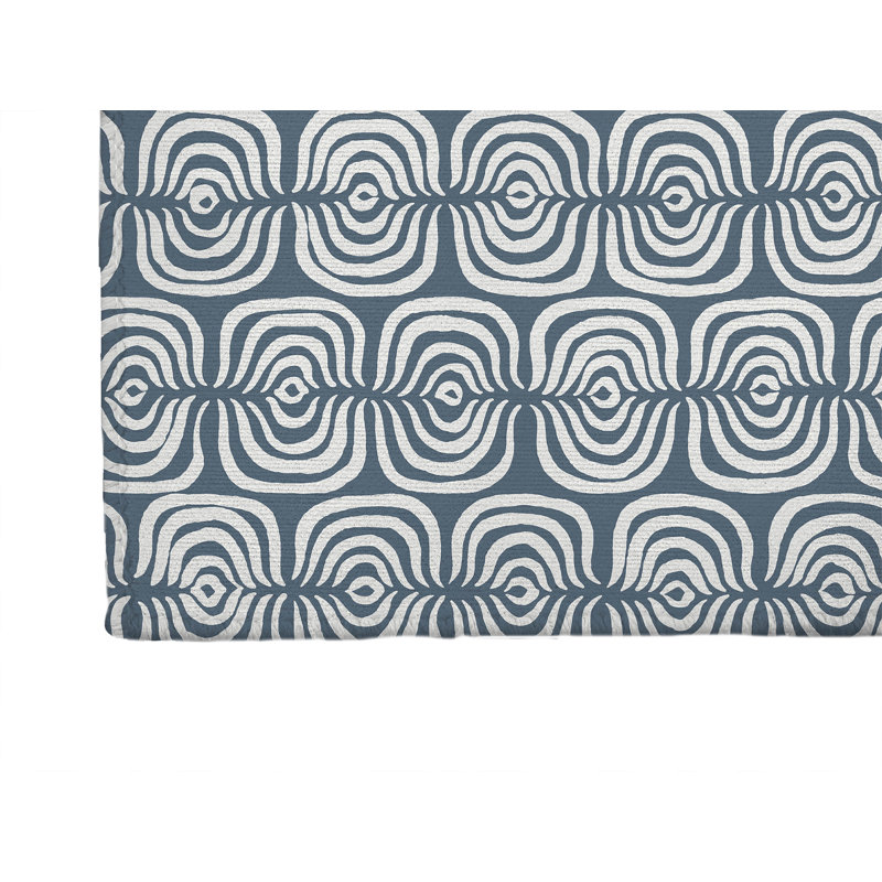 Tapis de bureau léger The Way, L 7 pi x L 5 pi, Bleu