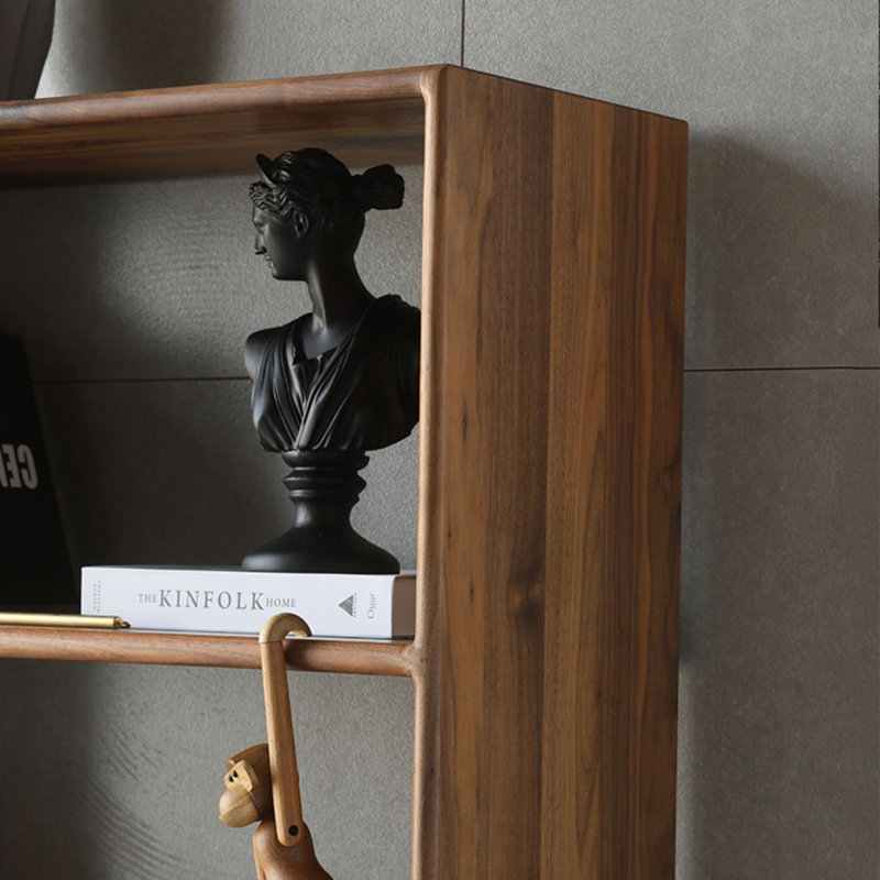 Simple modern style bookcase, 69.69" H x 31.5" W x 11.81" D