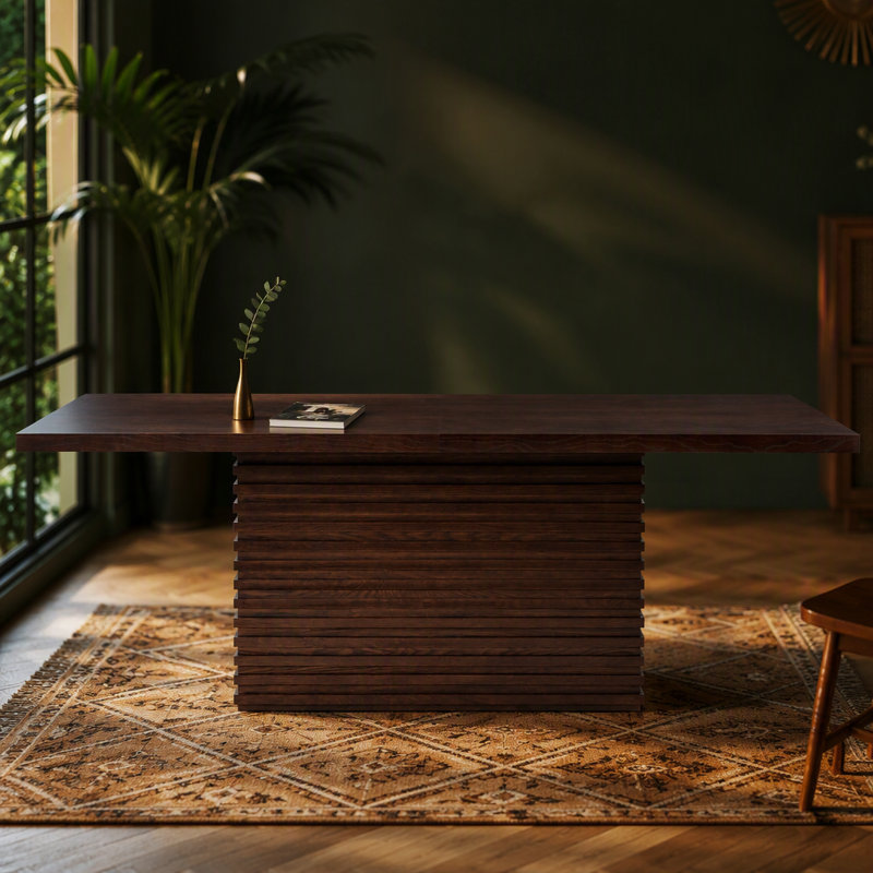 Rectangular 84-inch Dining Table, Espresso