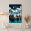 Art mural sur toile Blue Pine Forest-132894167