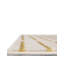 Tapis Mirage Nikica Latitude Run® blanc et or-1932503737