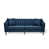 100 % polyester bleu marine