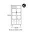 Japanese minimalist design style bookcase