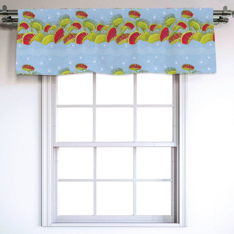 Sateen Ruffled Window Valance