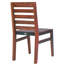 Chaise d'appoint en bois massif Lara