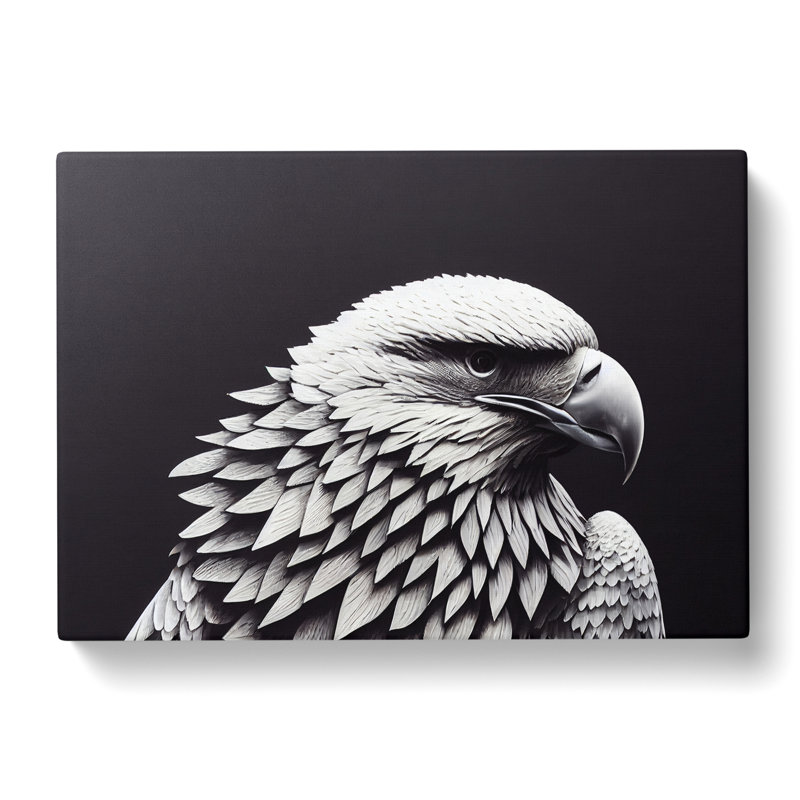 Harmonious Eagle Bird - Wrapped Canvas, 35cm H x 50cm W x 3cm D