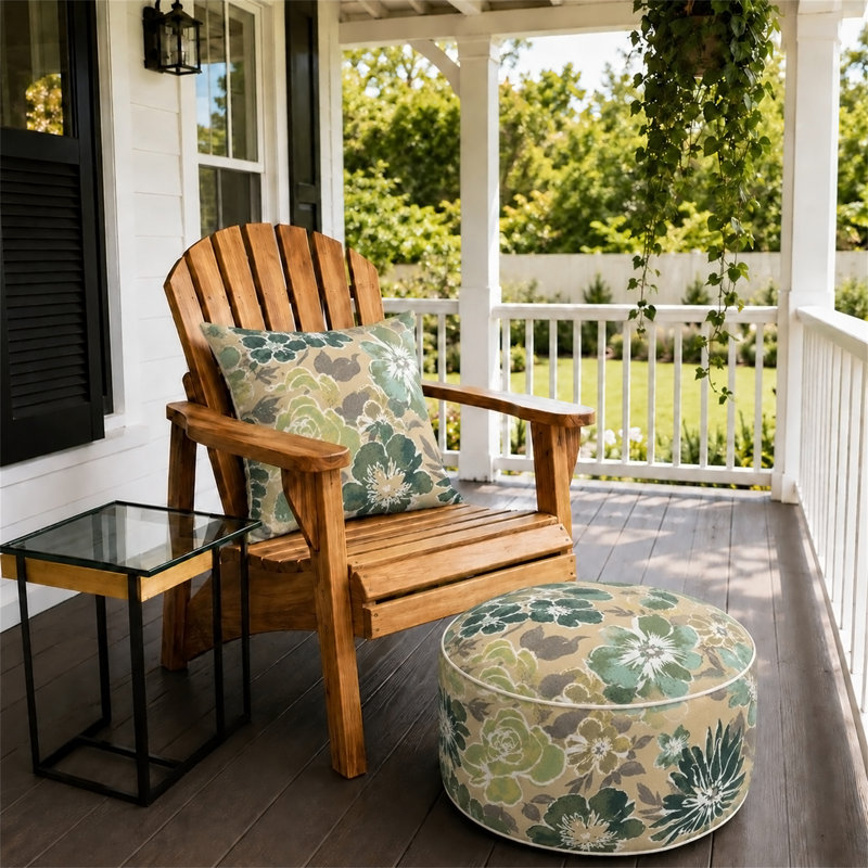2 Pack Outdoor Inflatable Ottoman 21"x21"x9"
