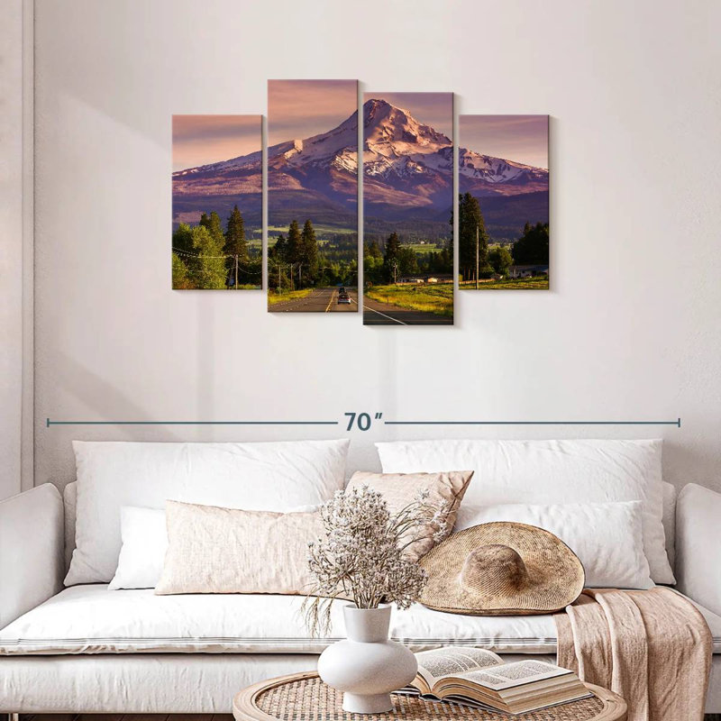 Alvord Road To Mount Hood, H 27 po x l 43 po