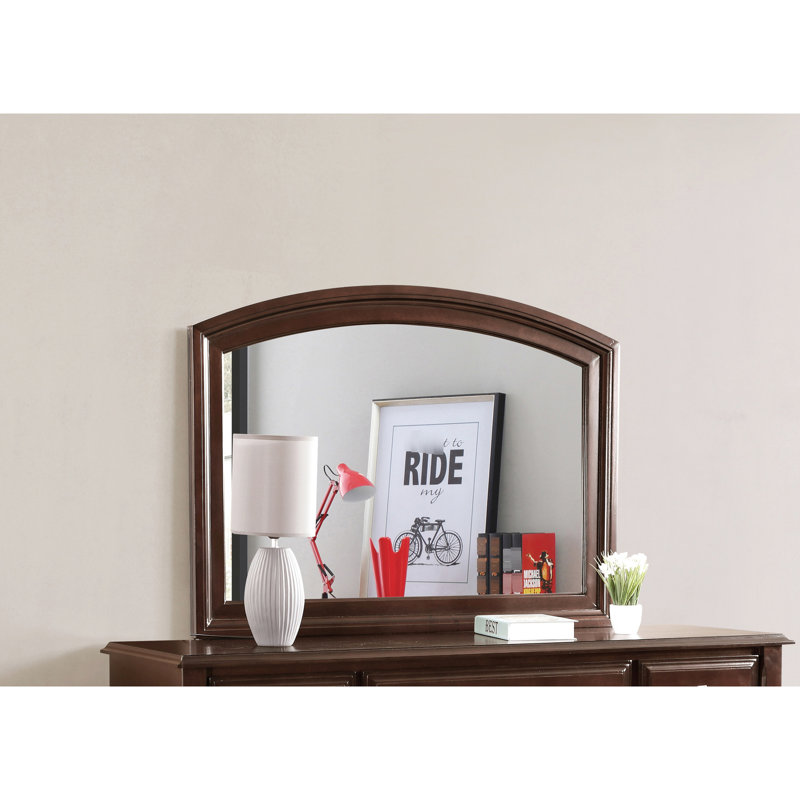 Miroir Cappuccino G9800-m - Panneau de particules beige pour la maison