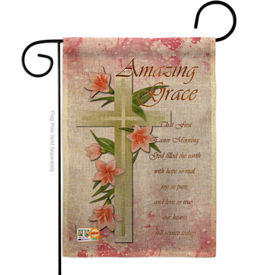 Double Sided 18.5'' H x 13'' W Polyester Garden Flag